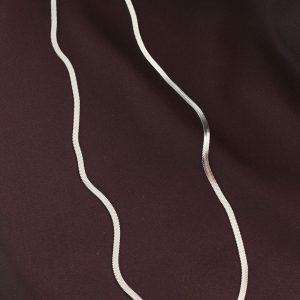 316L Çelik Gümüş Renk 60 cm İtalyan Zincir Kolye - Görsel 2