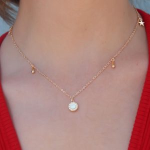 Gold Renk Kadın Kolye - Görsel 1