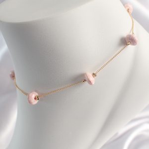 Gold Renk Pembe Halkalı Kadın HalHal - Görsel 1