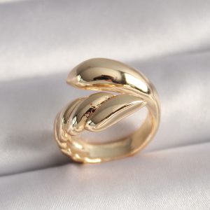 Pirinç Gold Renk Kadın Yüzük - Görsel 1