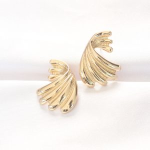 Pirinç Gold Renk Küpe - Görsel 1