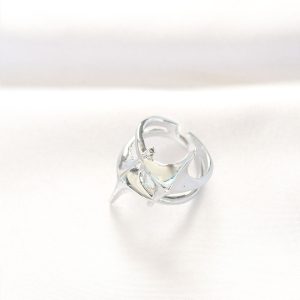 Yıldız Model Silver Renk Ayarlanabilir Yüzük - Görsel 3