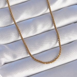 316L Çelik Gold Renk Kolye - Görsel 1