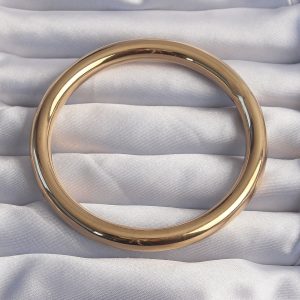 316L Çelik Gold Renk Kalın Bileklik - Görsel 1