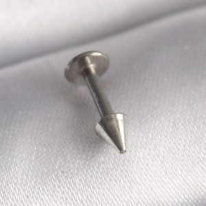 316L Çelik Gümüş Renk Çivi Model Piercing - Görsel 1