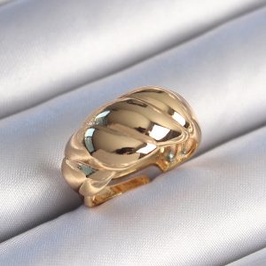Pirinç Gold Renk Sarmal Model Kadın Yüzük - Görsel 1