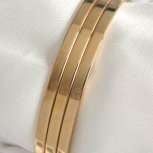 316L Çelik Gold Renk Ajda Model Kadın Bileklik - Görsel 1