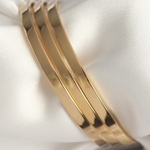 316L Çelik Gold Renk Ajda Model Kadın Bileklik - Görsel 1