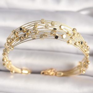 Pirinç Gold Renk Kakburga Model Kadın Bileklik - Görsel 1