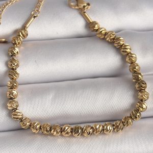 316L Çelik Gold Renk Dorika Model Kadın Bileklik - Görsel 1