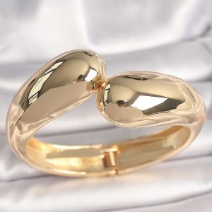 Pirinç Gold Renk Damla Model Kadın Kelepçe - Görsel 1