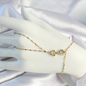 316L Çelik Zincirli Gold Renk Yıldız Şahmeran - Görsel 1