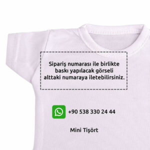 Mini Tişört Kişiye Özel Baskı - Görsel 3